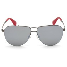 Adidas OR 0004 08C Gunmetal Aviator Metal Men Sunglasses Frame 58-13-145 OR0004