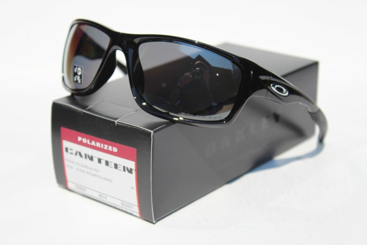 OAKLEY Canteen POLARIZED Sunglasses Polished Black/Black Iridium OAKLEY Canteen POLARIZED Sunglasses Polished Black/Black Iridium