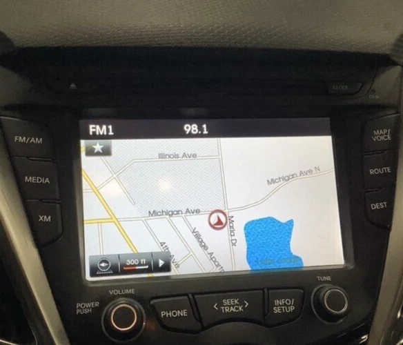 Pantalla receptora HYUNDAI VELOSTER DISPLAY 12-15 CON/navi CÁMARA TRASERA ORIGINAL OEM Foto 3 de 4