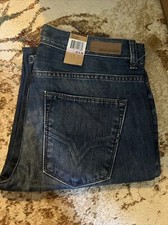 DKNY Jeans Men's Soho Relaxed Fit Jeans Medium Dark Wash