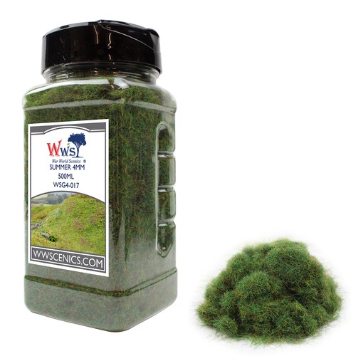 Static Grass Flock 500ml / 1000ml - Choose Your Length Model Railroad WWScenics - Picture 24 of 58