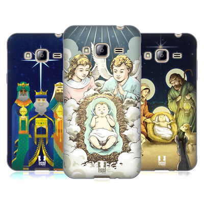 HEAD CASE DESIGNS WEINACHTEN KRIPPE SOFT GEL HANDYHÜLLE FÜR SAMSUNG HANDYS 3