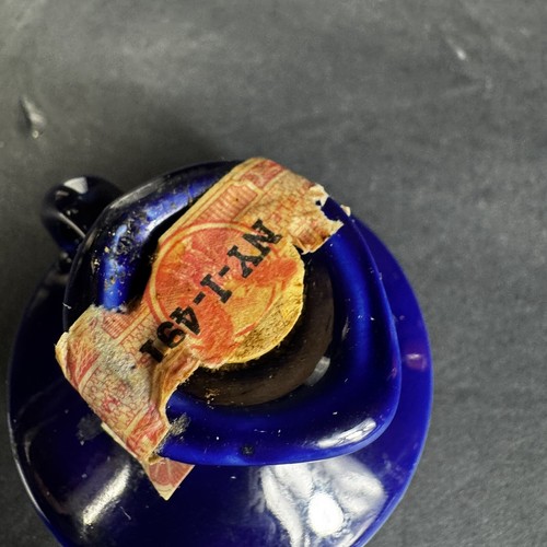 Vtg Rum Bottle PRUSSER’S RUM British Navy EMPTY Mini Stoneware Jug Decanter - Picture 9 of 12