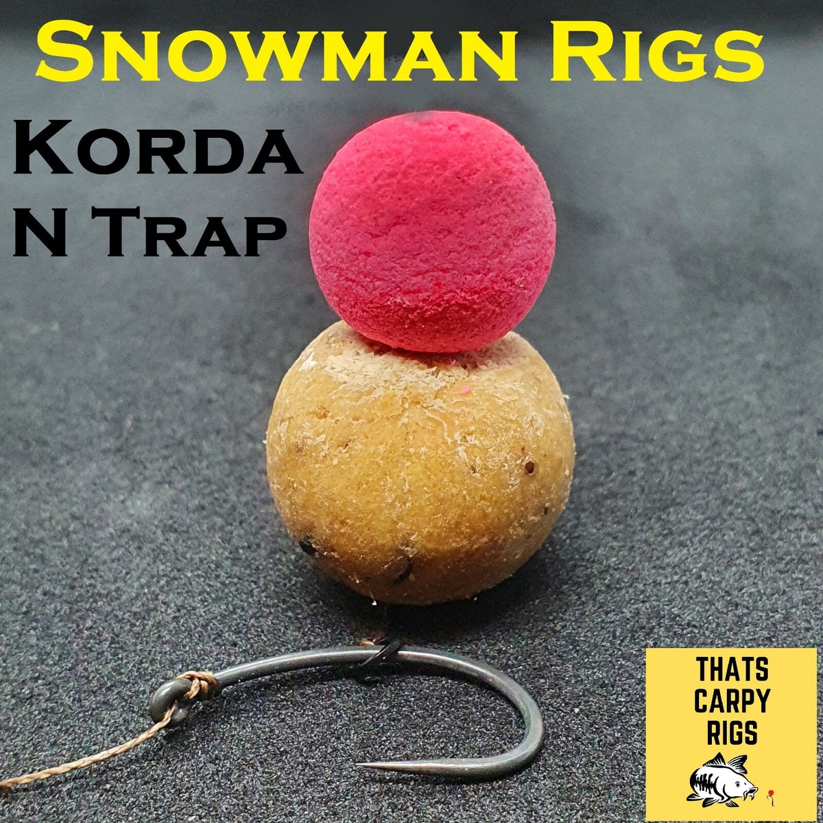 or Snowman Rigs Blowback Hair Rig Korda N Trap Ready