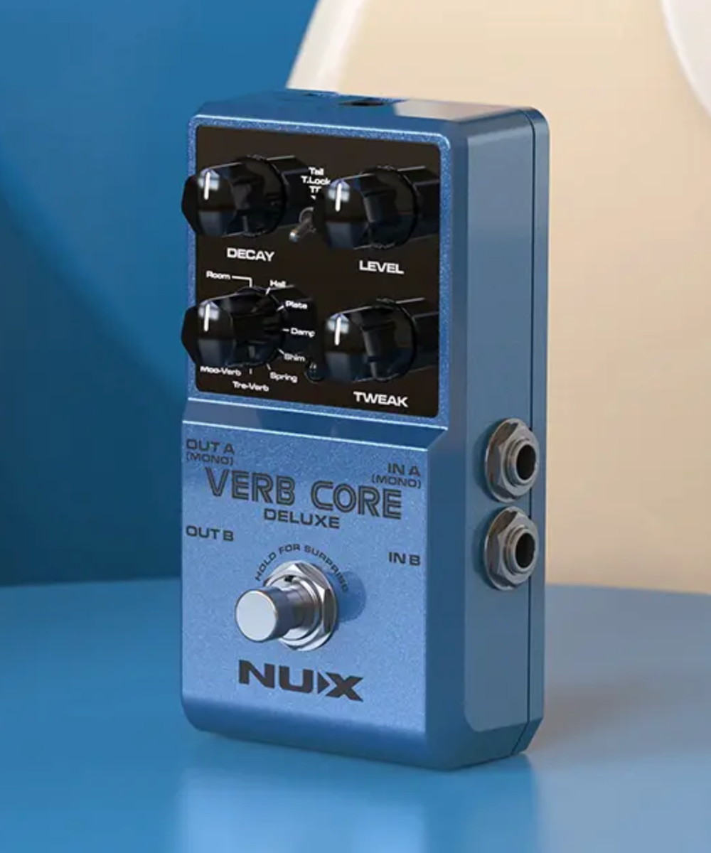 NUX Verb Core Deluxe Guitar Bass Reverb Effects Pedal New! | eBay