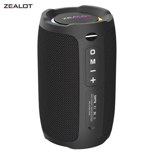 ZEALOT S49 Portable bluetooth speaker 360°Stereo Sound 20W IPX6 waterproof - Afbeelding 1 van 8