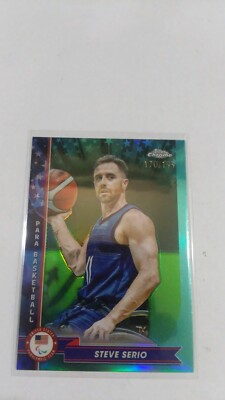 STEVE SERIO  Topps Chrome Olympics AQUA 170/199