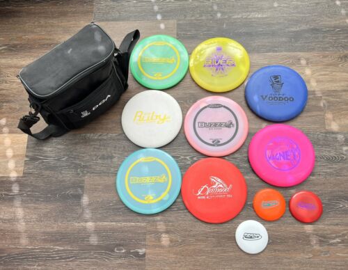 Disc Golf Starter Set 11 Discs With Bag - Afbeelding 1 van 3