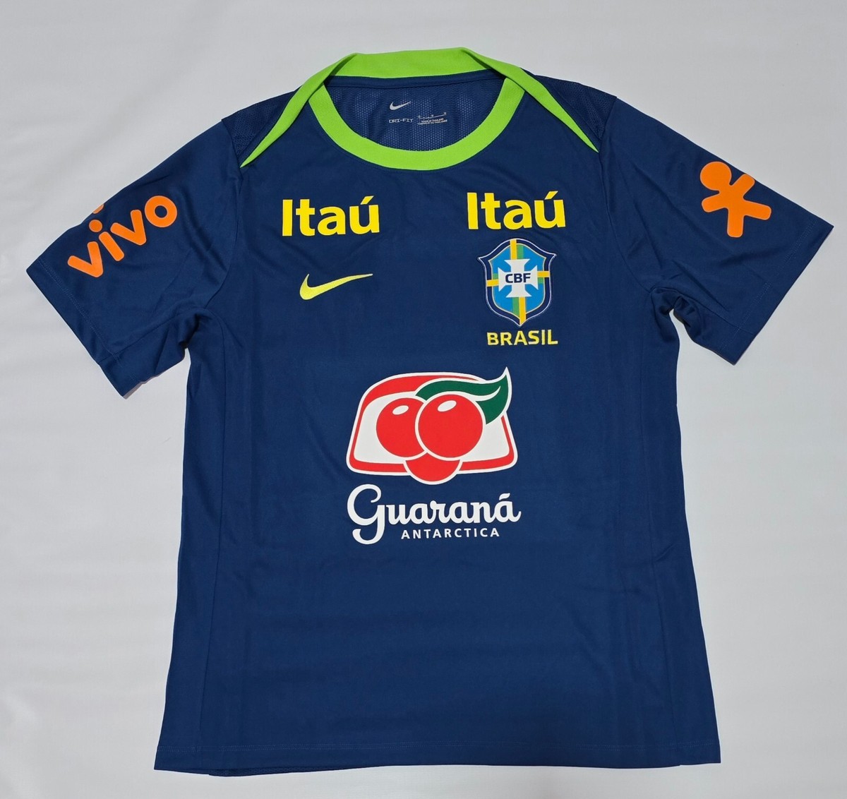 Brazil Training Jersey 2024/ 25 Navy Blue Nike Brasil Shirt