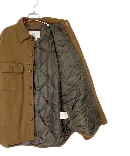 WTAPS Men's WCPO 1 Jacket WONY.MELTON Brown Japan Size:1 WTAPS Men's WCPO 1 Jacket WONY.MELTON Brown Japan Size:1