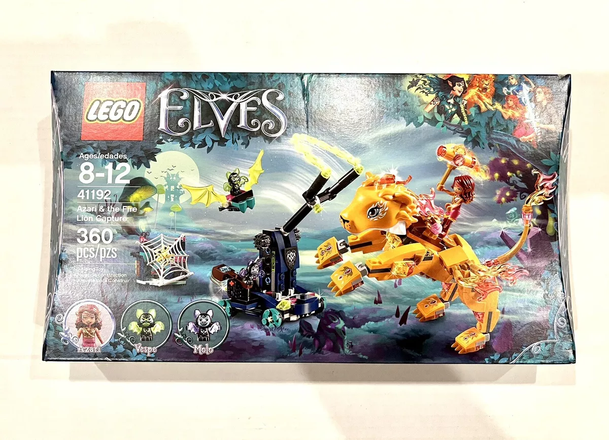 LEGO Elves Azari the Fire Lion Capture 41192 Dragon Rowan Molo New Sealed