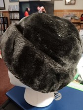 United Hatters Cap Millinery Workers Union Faux Fur Hat Size Medium Vintage