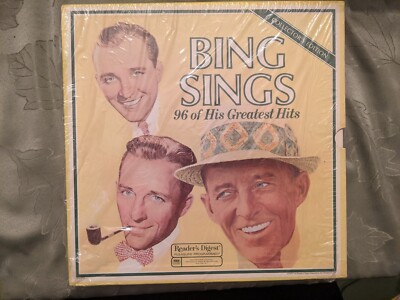 BING CROSBY SINGS 96 OF HIS GREATEST HITS 1978 Reader's Digest 8 Vinyl Box Set!