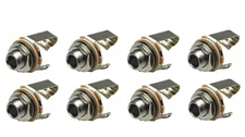 (8 PACK) SWITCHCRAFT #11 1/4" Mono Female Panel Mount Jack