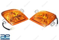 Frontblinker Set Mit GlüHbirne FüR TVS King 3-Rad Tuk Tuk Aes