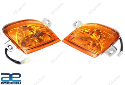 Front Signal Indicator Lamp Set With Bulb For TVS King 3 Wheeler Tuk Tuk