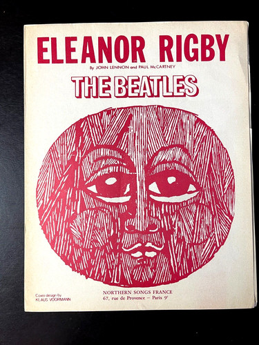 KLAUS VOORMAN BEATLES SHEET MUSIC *ELEANOR RIGBY -SONORA 4188