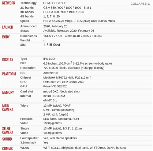Original Unlocked LG Q51 LM-Q510N 3/32GB 6.5" 16.0MP Octa-core CPU Mobile Phone - 第 2/7 張圖片