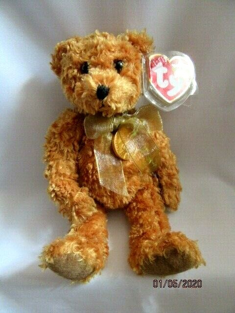 TY BEANIE BABY TEDDY - CELEBRATION OF 100 YEARS OF TEDDY BEARS 1902-2002 - MINT