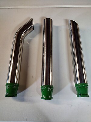 JOHN DEERE E 1.5 3 HP 1 1/2 HIT & MISS GAS STAINLESS CHROME EXHAUST STACK PIPE
