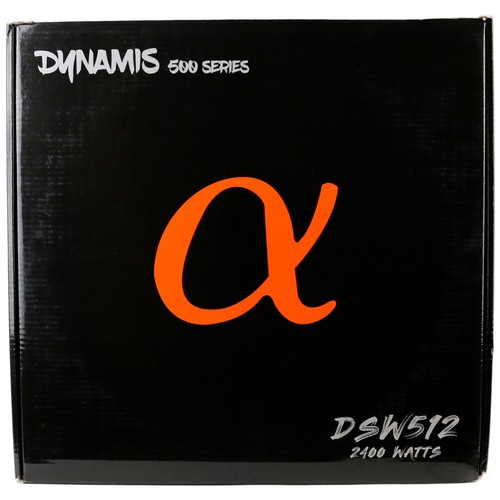 Subwoofer de audio para automóvil Alphasonik DSW512 Dynamis 500 Series 12" doble 4 ohmios DVC NUEVO - Imagen 5 de 5