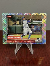 2021 Donruss Diamond Livestream Insert Mookie Betts #LS6 Los Angeles Dodgers