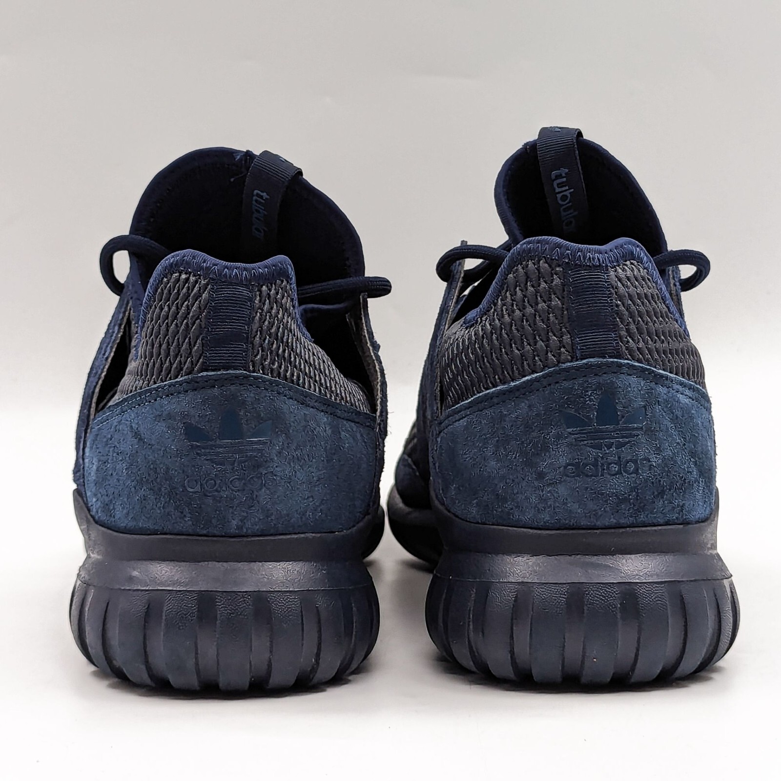 SAOLA Sneakers da atletica Adidas uomo tubolare radiale blu navy tessuto pelle scamosciata taglia 13