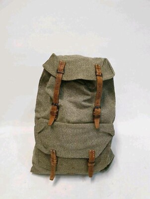 Schweizer Armee Rucksack 1954 Original (klein)mit Leder