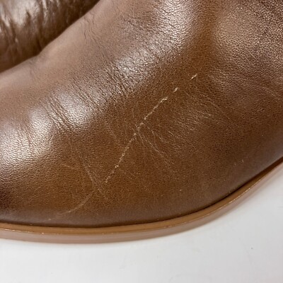 Michael Kors Ashton Brown Leather Ankle Boot Women display picture 2