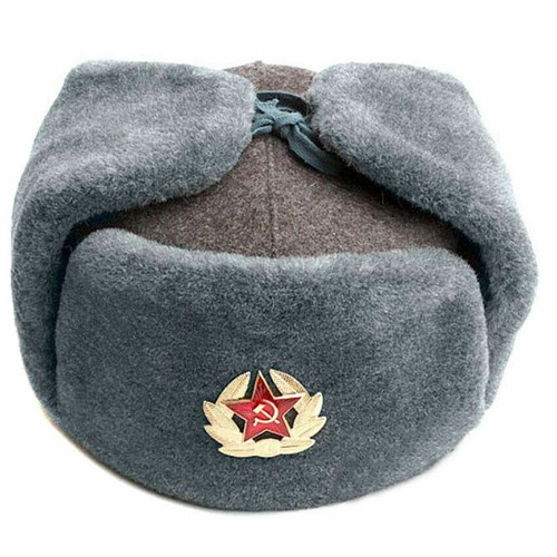 Russian Soviet army soldier Ushanka hat 