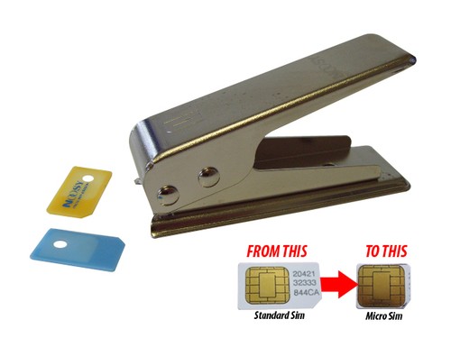 MICRO SIM CARD CUTTER + 2 ADAPTER FOR iPHONE 4 4G iPAD
