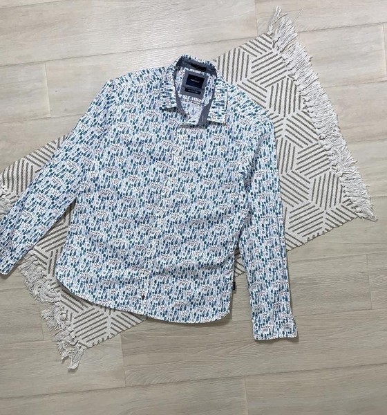 Men White Stuff Shirt Multicolor 40 /L / 48 #BVD1