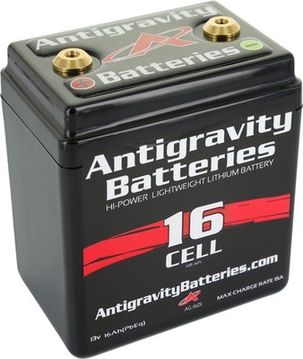 ANTIGRAVITY BATTERIES Small Case Batteries AG-1601 16-CELL 480CA; CTR TERM AG...