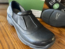 NIB Dansko Kappy Milled Leather Women's Shoes - Black - Sz 40/US 9