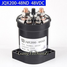 1 Pc. New For Electric Motorcycle DC Contactor JQX200-48ND 200A 48VDC