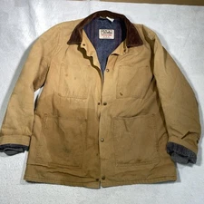 Vintage Walls Blanket Lined Duck Canvas Chore Barn Jacket XL Brown Made in USA