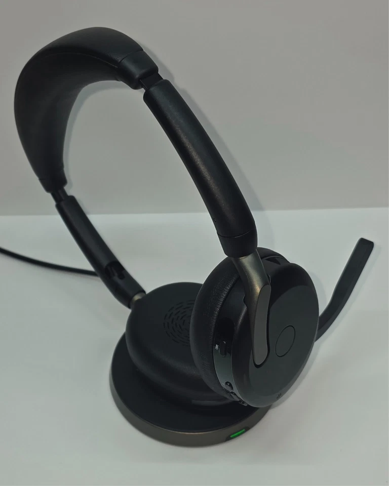 Jabra Evolve2 65 Flex, Link 380 USB-A UC, ANC Stereo-Headset, Ladestation. - Bild 3 von 4