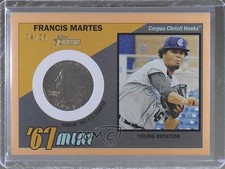 2016 Topps Heritage Minor League Edition Quarters Peach 24/25 Francis Martes a3q