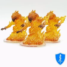 Fire Elemental x3 - Monster Manual Collection 1 #21A D&D Icons of the Realms