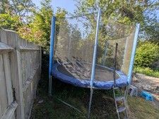10ft Trampoline with Safety Net, Padding & Ladder