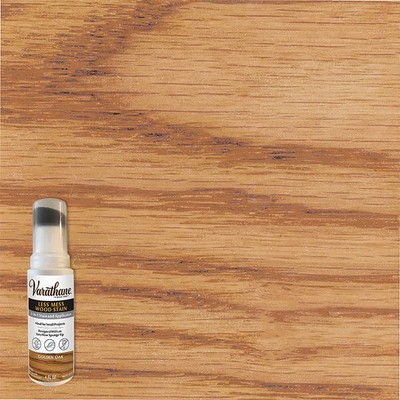 Varathane 368035 Less Mess Wood Stain and Applicator, 4 Oz, Golden Oak