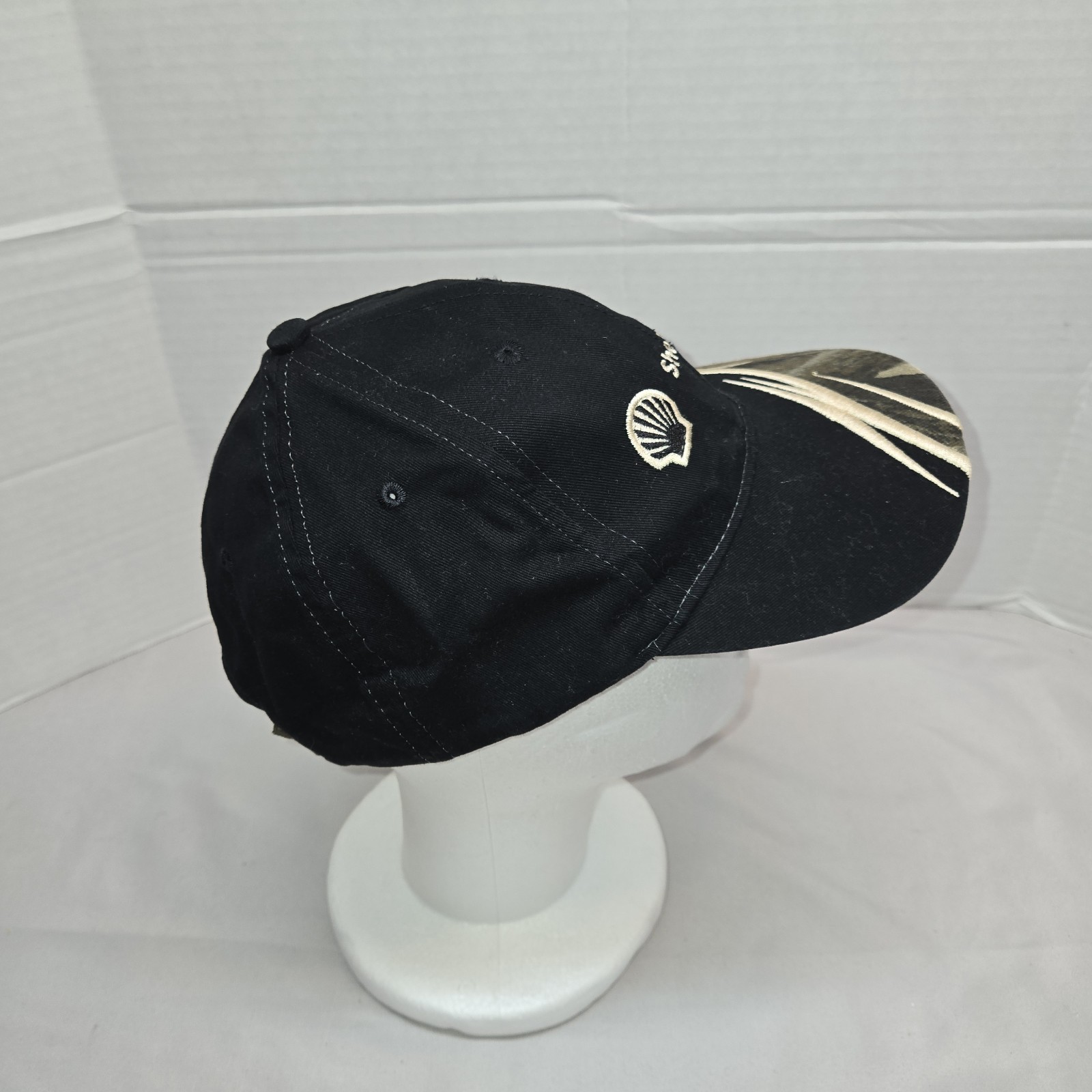 Shell Rotella Logo Hat Adjustable Strap Black Cam… - image 3
