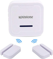 Wireless Magnetic Door Entry Sensor Alarm Chime Door Open Alert for Shop