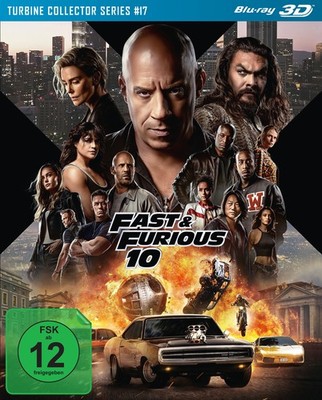 Fast & Furious 10 (Fast X) - 3D - Turbine Collector Serie Blu-ray 3D  *NEU*OVP*