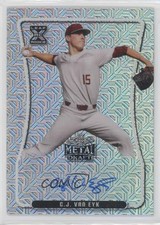 2020 Leaf Metal Draft Silver Mojo CJ Van Eyk #BA-CVE Auto aw2