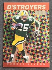 🏈 Dorsey Levens 1998 SkyBox Premium D’Stroyers #9/15 Packers Insert NFL 🏈