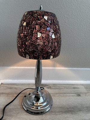 Lite Source LS-20485 Purple Mosaic Tile 19  Accent Lamp Base Dimmer NIB