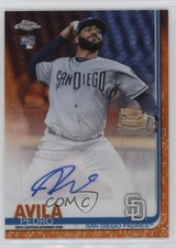 2019 Topps Chrome Update Target Orange Refractor 24/25 Pedro Avila Auto 13iq