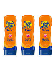 3 Pack Banana Boat Sport Ultra SPF50 Lotion 8oz EXP 04/26–10/26 2.25 per gallon