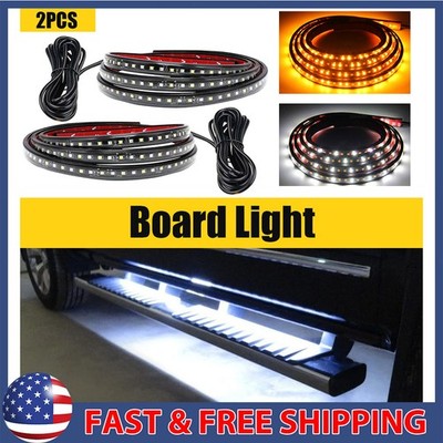 70'' inch Running LED Board Lights Strip Side Marker Turn Signal Truck RV Trailer